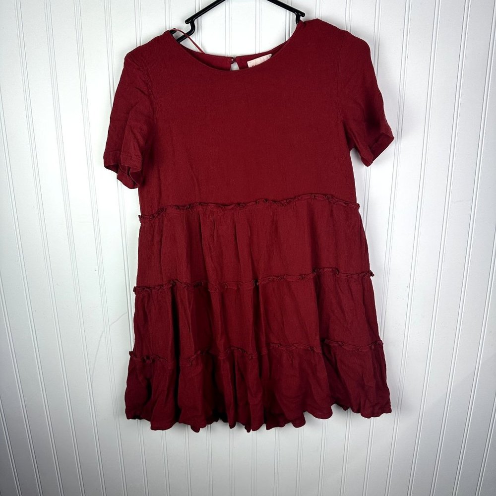 Showpo Women's‎ Red Dress Short Sleeve Size 2